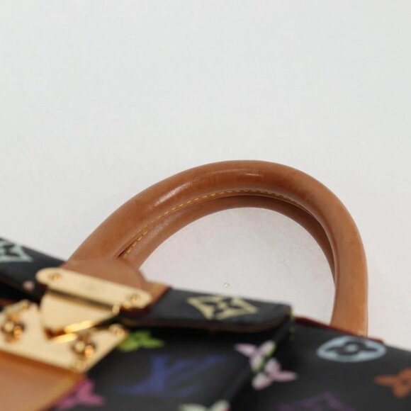 LOUIS VUITTON Monogram Multicolor Speedy 30 Hand Bag Black M92642 Auth yk18882V - Picture 9 of 16